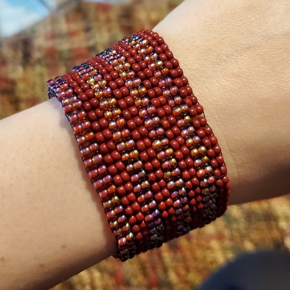 Bohemian Handmade Beaded Bracelet - Picture 1 of 4